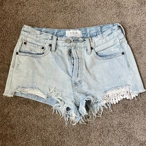 Free People Denim Shorts